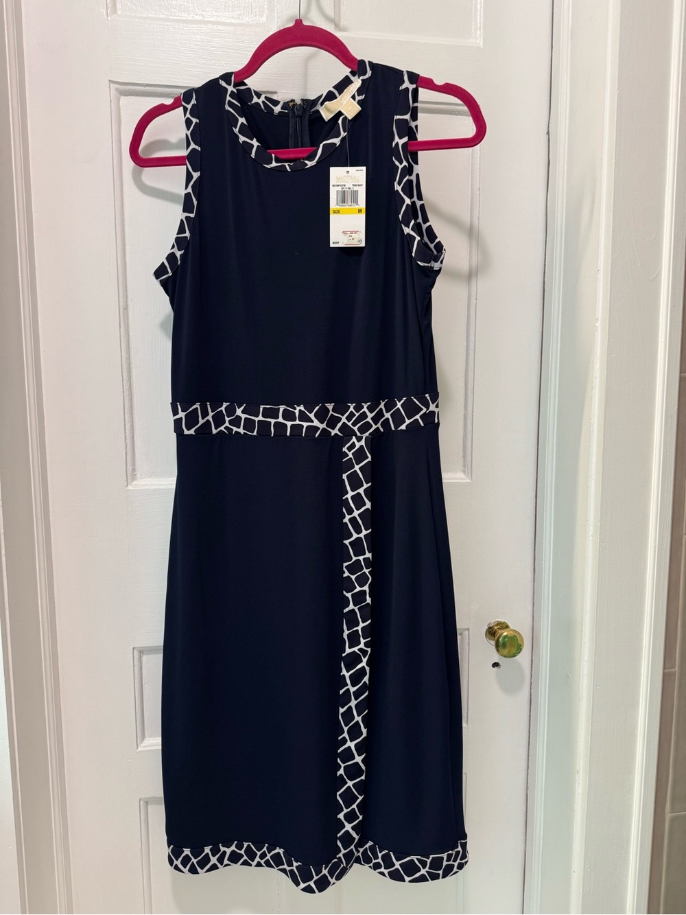 Michael Kors Women's Faux Wrap Knee Length Dress | NWT
